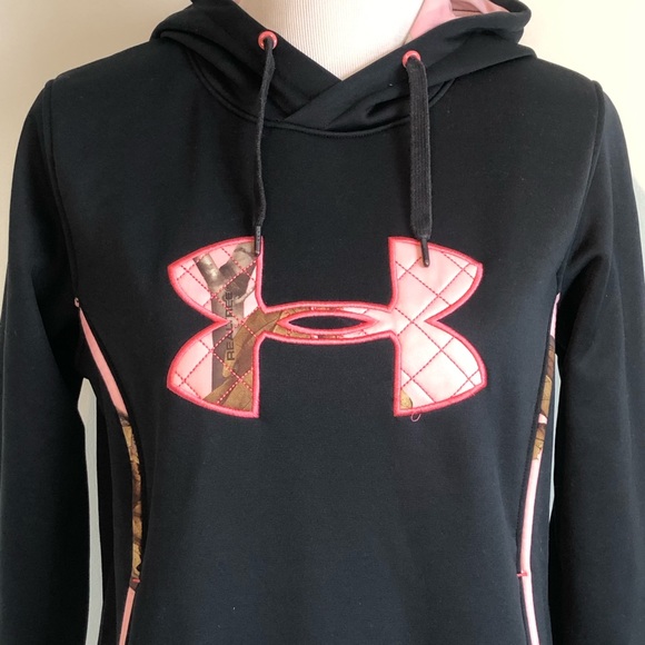 Under Armour Black 1247106 Storm Caliber Hoodie, M - Picture 5 of 15